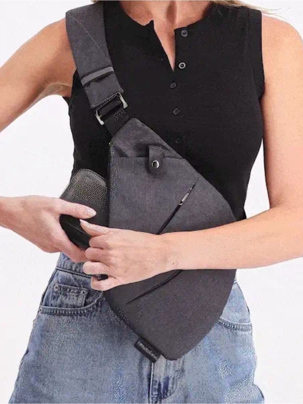 GREY ANTI LEFT TRAVEL BAG